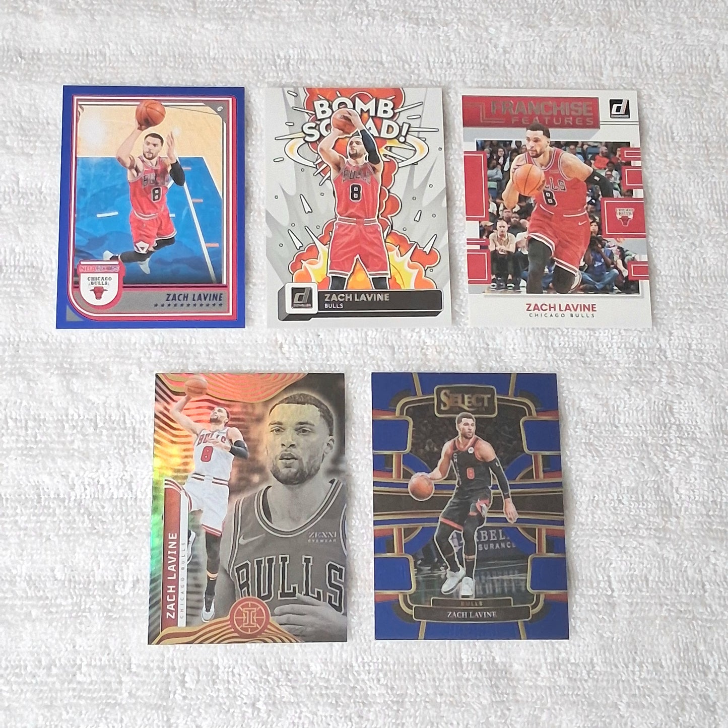 Zach LaVine Chicago Bulls 15 Card Lot