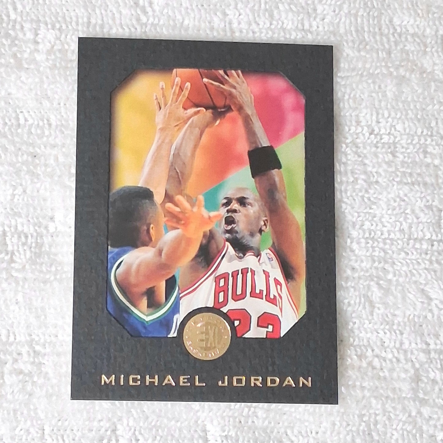 1995-96 Michael Jordan Chicago Bulls Skybox E-XL Black Border #10