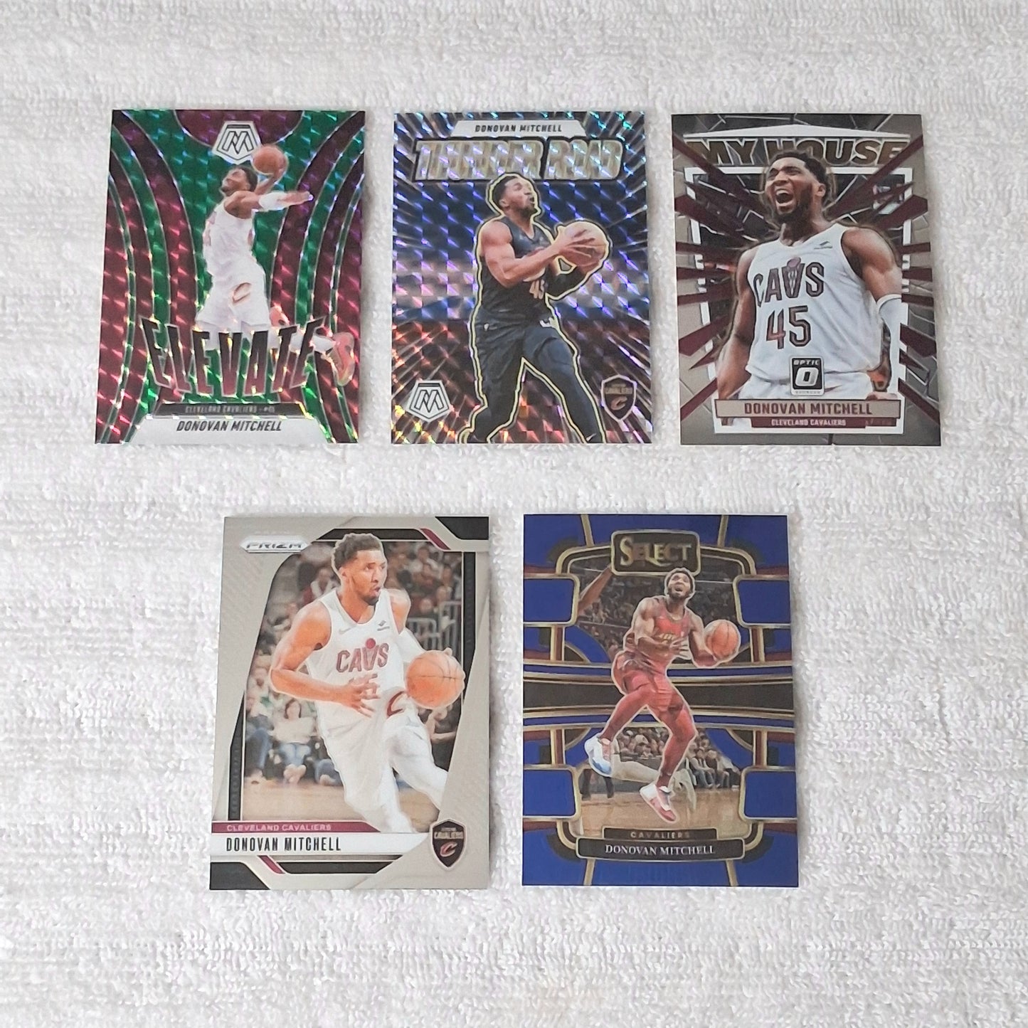 Donovan Mitchell Cleveland Cavaliers 15 Card Lot