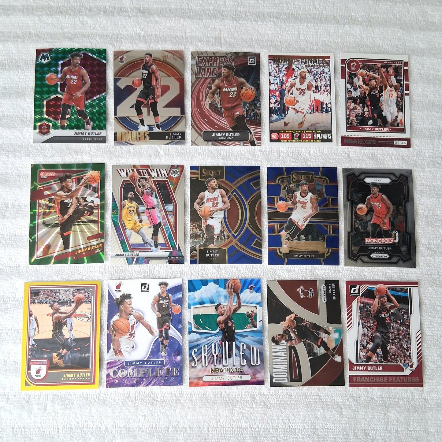 Jimmy Butler Miami Heat 15 Card Lot