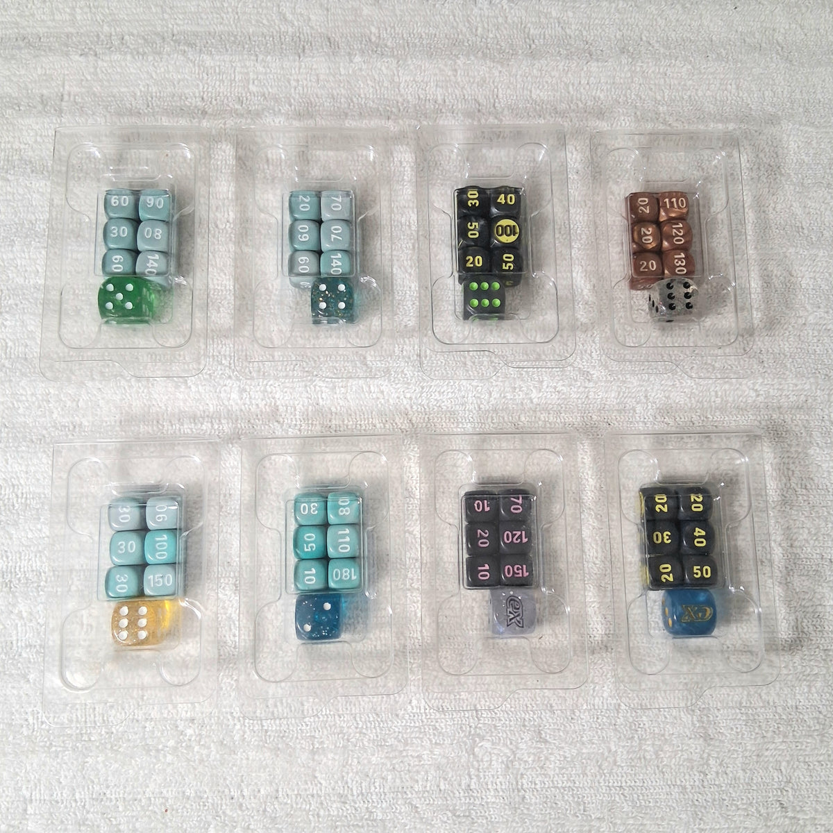 Pokemon Dice Set Lot of 8