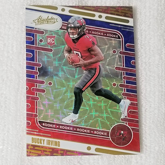 2024 Bucky Irving Absolute Buccaneers Red White Blue Kaleidoscope #186 RC