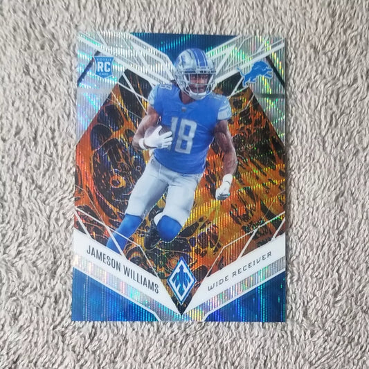 2022 Jameson Williams Detroit Lions Phoenix Lava #108 012/175 RC